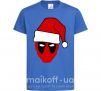 Детская футболка Christmas Deadpool Ярко-синий фото