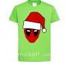 Детская футболка Christmas Deadpool Лаймовый фото