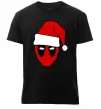 Мужская премиум футболка Christmas Deadpool Черный фото