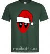 Мужская футболка Christmas Deadpool Темно-зеленый фото