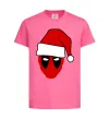 Детская футболка Christmas Deadpool Ярко-розовый фото
