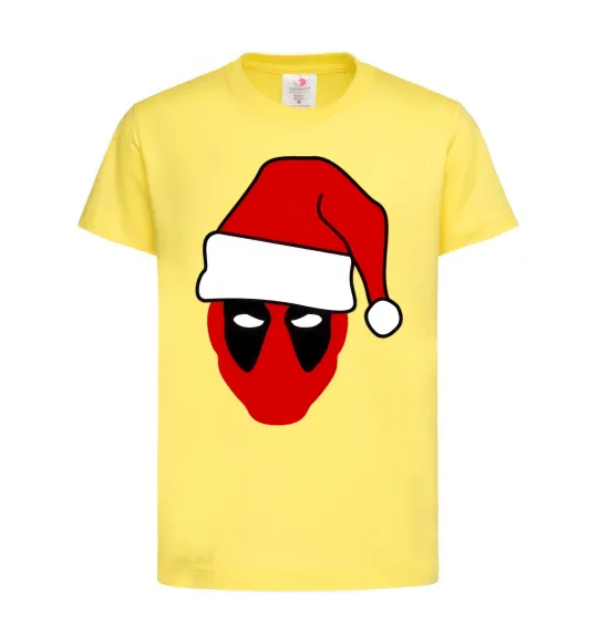 Детская футболка Christmas Deadpool Лимонный фото