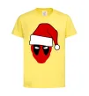 Детская футболка Christmas Deadpool Лимонный фото