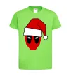 Детская футболка Christmas Deadpool Лаймовый фото