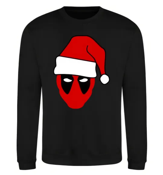 Світшот Christmas Deadpool Чорний фото