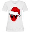 Женская футболка Christmas Deadpool Белый фото