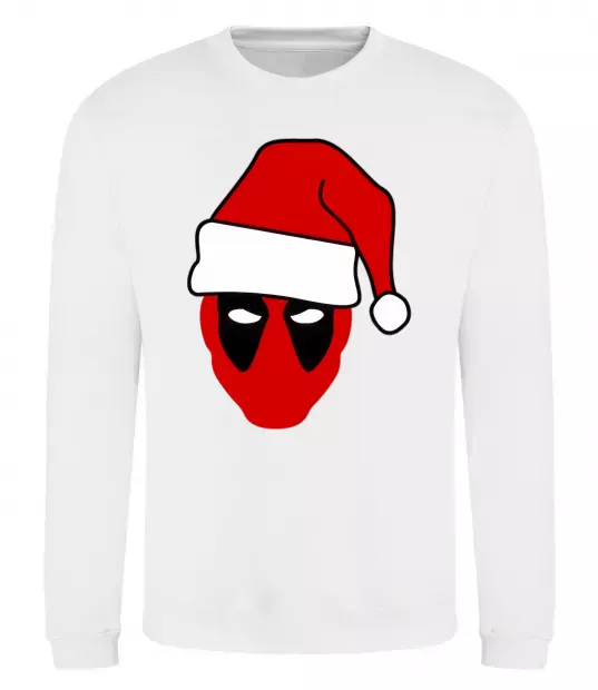 Світшот Christmas Deadpool Білий фото