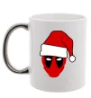 Чашка с цветной ручкой Christmas Deadpool Серебро Чашка с цветной ручкой Christmas Deadpool Серебро фото