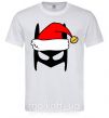 Мужская футболка Christmas batman Белый фото