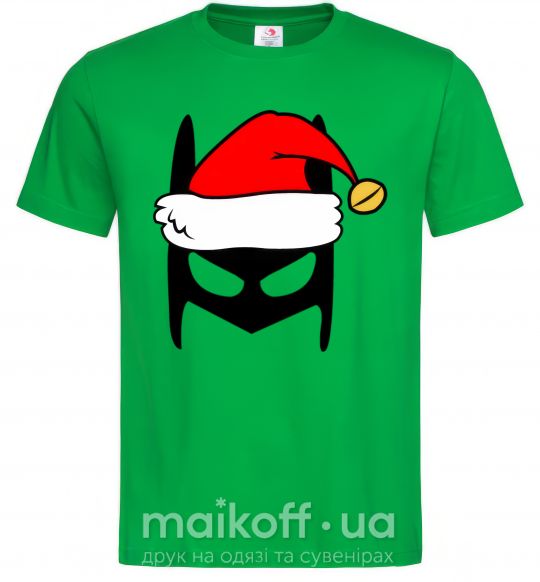 Мужская футболка Christmas batman Зеленый фото