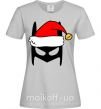 Женская футболка Christmas batman Серый фото