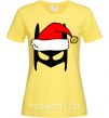 Женская футболка Christmas batman Лимонный фото
