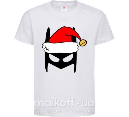 Детская футболка Christmas batman Белый фото