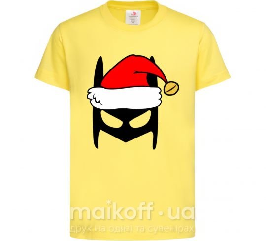 Детская футболка Christmas batman Лимонный фото