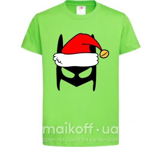 Детская футболка Christmas batman Лаймовый фото