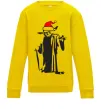 Детский Свитшот Christmas Yoda Солнечно желтый фото