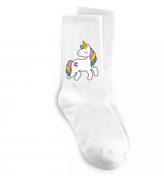 Носки Unicorn Белый фото