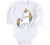 Детский боди Unicorn Белый фото