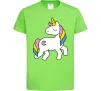 Дитяча футболка Unicorn Лаймовий фото