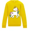 Дитячий світшот Unicorn Сонячно жовтий фото