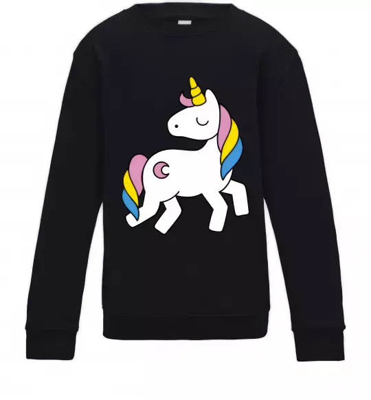 Дитячий світшот Unicorn Чорний фото