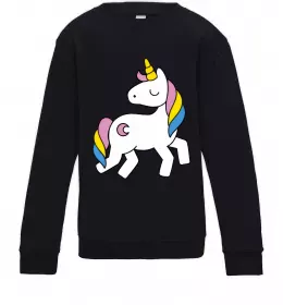 Детский Свитшот I`m not weird Черный фото