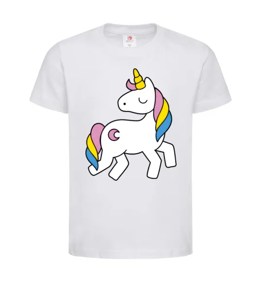 Дитяча футболка Unicorn Білий фото