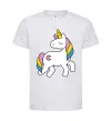 Дитяча футболка Unicorn Білий фото