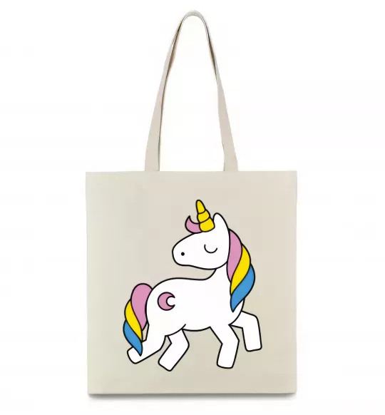 Эко-сумка Unicorn Бежевый фото