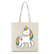 Эко-сумка Unicorn Бежевый фото