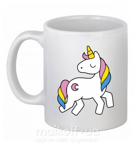 Чашка керамическая Unicorn Белый фото