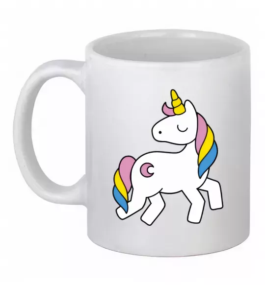 Чашка керамическая Unicorn Белый фото