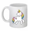 Чашка керамическая Unicorn Белый фото