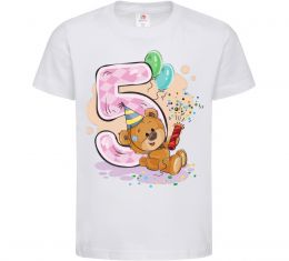Детская футболка 5 рочків