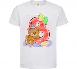 Детская футболка 8 рочків Белый фото