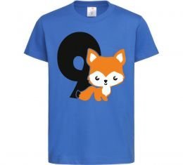 Детская футболка 9 рочків лисиця Детская футболка 9 рочків лисиця