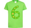 Детская футболка 6 років зірочки Лаймовый фото