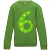 Детский Свитшот 6 років зірочки Лаймовый фото
