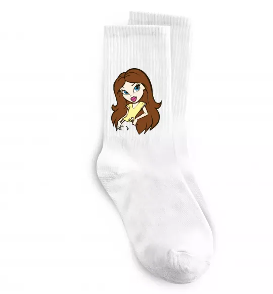 Шкарпетки Барби Братц Білий фото