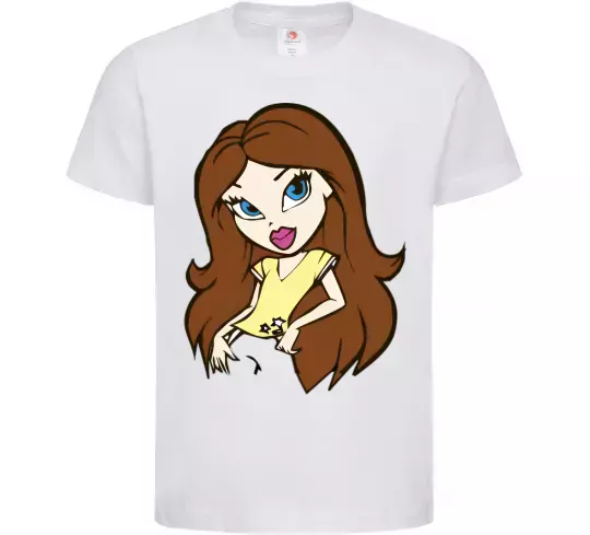 Дитяча футболка Барби Братц Білий фото