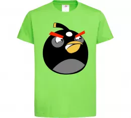 Дитяча футболка Angry Bomb Лаймовий фото