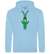 Мужская толстовка (худи) Планктон Голубой фото