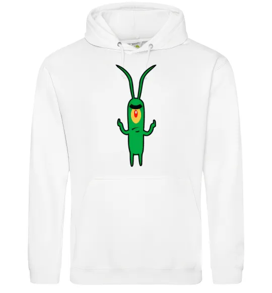 Жіноча толстовка (худі) Планктон Білий фото