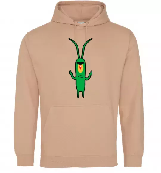 Жіноча толстовка (худі) Планктон Пісочний фото