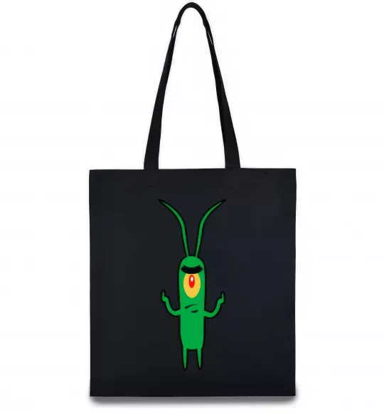 Эко-сумка Планктон Черный фото