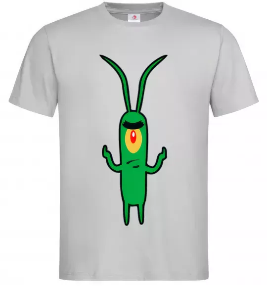 Чоловіча футболка Планктон Сірий фото