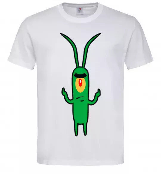 Чоловіча футболка Планктон Білий фото