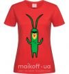 Женская футболка Планктон Красный фото
