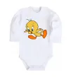 Дитячий бодік Shocked Tweety Білий фото