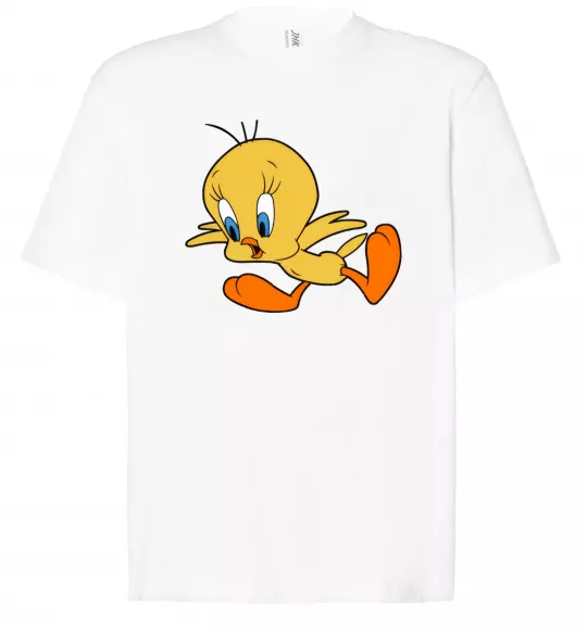 Футболка Оверсайз Shocked Tweety Белый фото